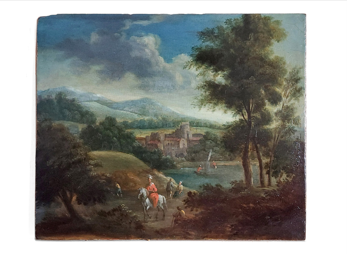 Paysage lacustre avers après restauration